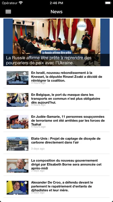 Capturas de pantalla de Radio Judaïca